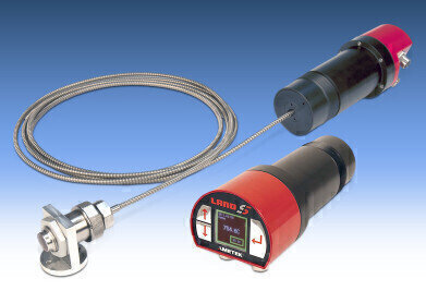Fully Integrated Infrared Pyrometers with LED Focussing and Wide Measurement Range
