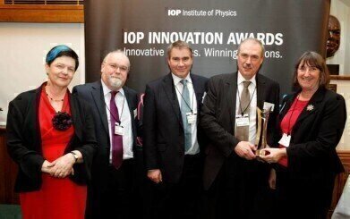 Prestigious Physics Innovation Award presented to Scottish Gas Sensing Company at Houses of Parliament
