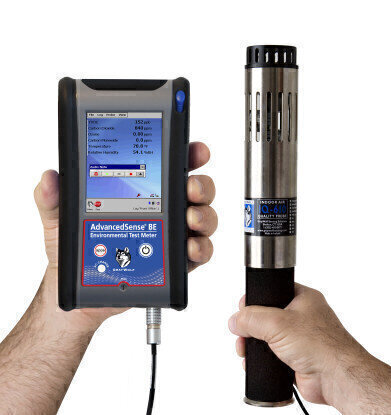 Portable Air Quality Data Display and Logging Meter