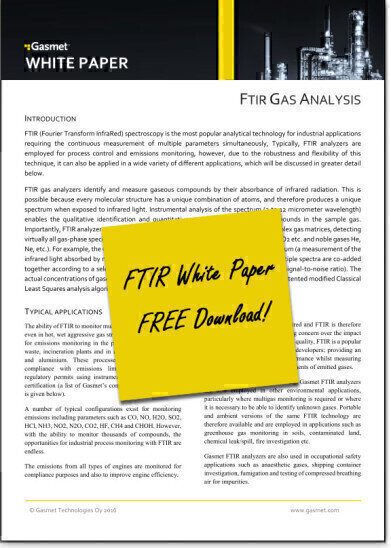 New White Paper on FTIR Multigas Analysis
