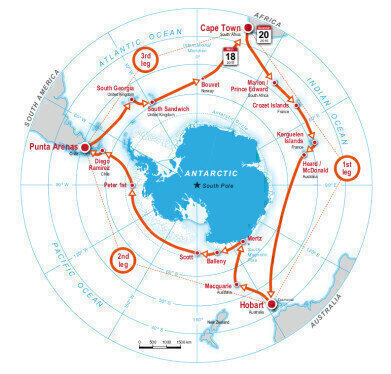 Atmospheric Technology Circumnavigating the South Pole