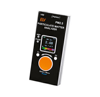 PM2.5 particulate matter analyser uses world renowned particulate matter sensor