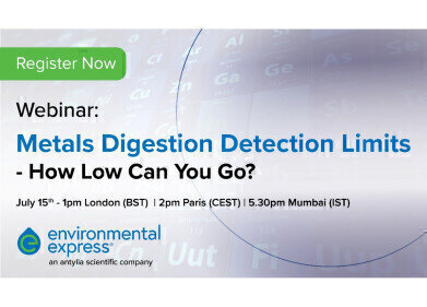 Metals Detection Limits Webinar now available on demand.