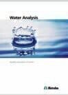 New Metrohm Brochure and Webpage ‘Water Analysis’